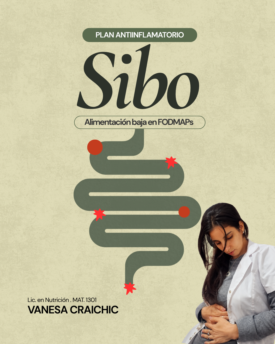 SIBO - PLAN ANTI INFLAMATORIO BAJO EN FODMAPS - EBOOK
